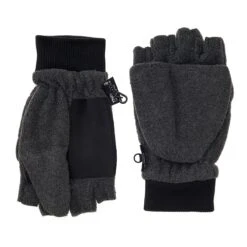 Men's Micro-Fleece Convertible Mittens