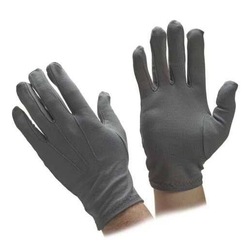Stretch Nylon Gray Gloves